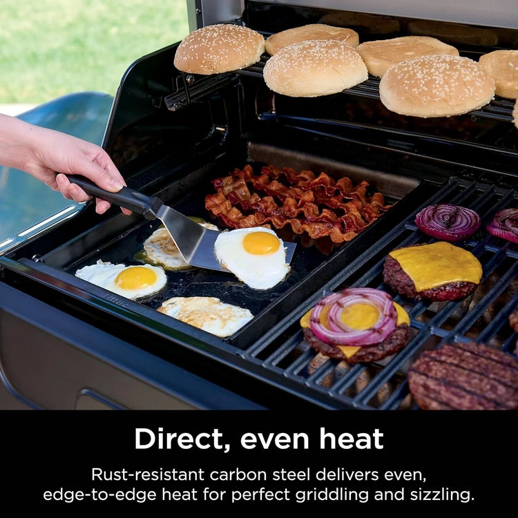 Ninja Flexflame, Grill and Smoker, Electric and Propane Grill, Roaster, BBQ Grill, 5-in-1 Cooking System, 3 Burner, Digital Control, Outdoor Cooking