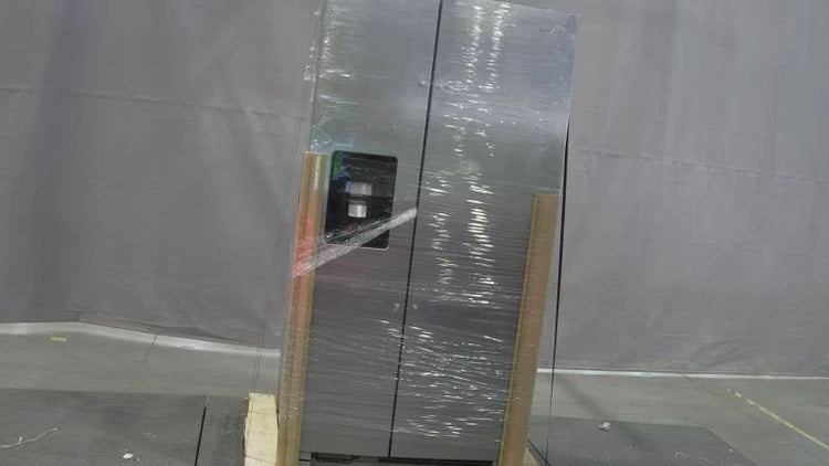 36-Inch Wide Side-by-Side Refrigerator - 24 Cu. Ft.. Stainless Steel