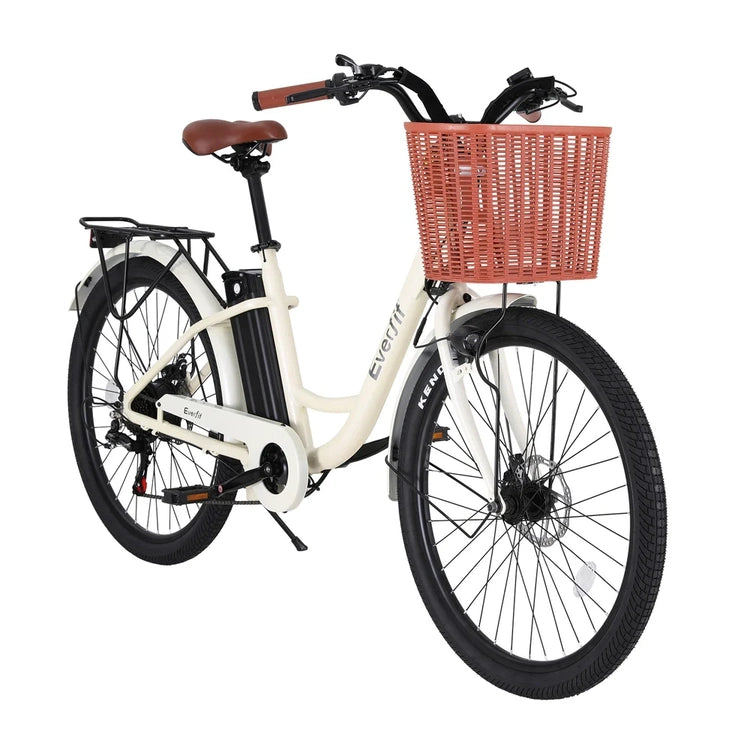 Everfit 26" Electric Bike City Bicycle E-Bike E-Bike Commuter W/Battery Wh