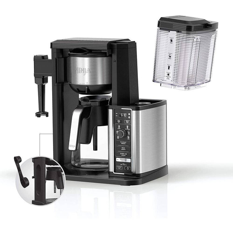 Ninja Specialty Coffee Maker with 50 Oz. Glass Carafe, Black and Stainless Steel Finish
