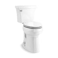 Kohler Extra Tall Highline Arc Complete Solution 2-Piece 1.28 Gpf Single Flush Elongated Toilet in White (Seat Included) 78305-0