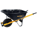 True Temper R6STFFEC 6 Cu. Ft.. Barrow in a Box Steel Wheelbarrow with Never Flat Tire and Steel Handles