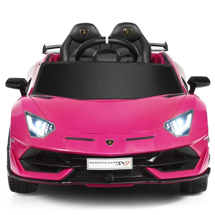 Licensed Lamborghini Svj Kids Ride-on Car, 12V Battery Powered Sports Car Toy with Trunk & Remote