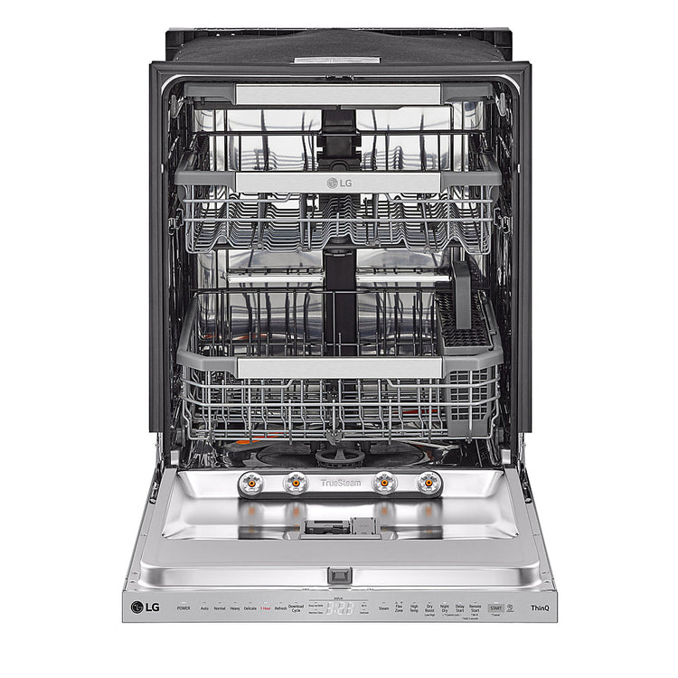 24'' Top Control Smart Built-in Stainless Steel Tub Dishwasher with 3rd Rack, Quadwash Pro and 42dba - Stainless Steel