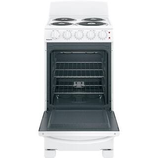 20 In. 4 Burner Element Free-Standing Electric Range in White