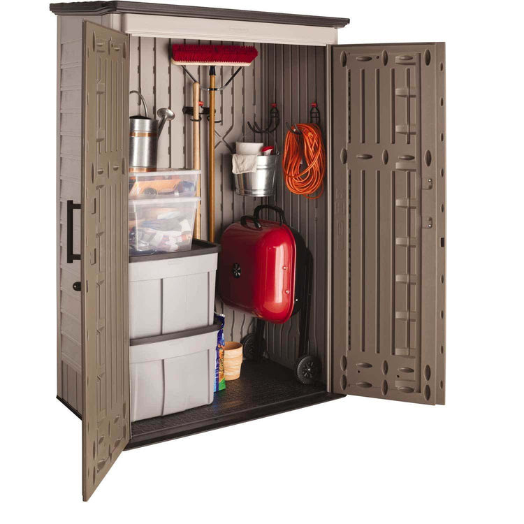Rubbermaid Outdoor Storage Shed, 52 Cu. Ft.., Weather-Resistant, Lockable Doors