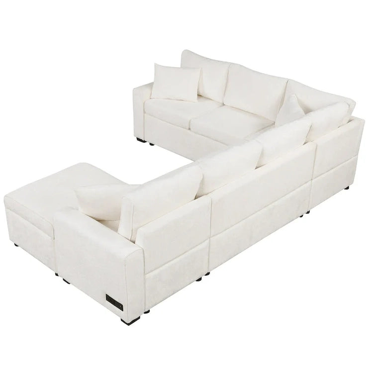 Sectional Sofa Pull-Out Sofa Bed Sleeper