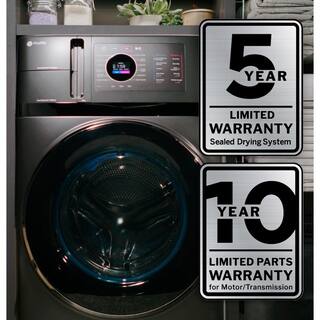 Profile 4.8 Cu. Ft.. Ultrafast Combo Washer Dryer with Ventless Heat Pump Technology in Carbon Graphite