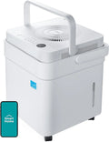 Midea Cube 35 Pint Dehumidifier for Basement and Rooms at Home for up to 3,500 Sq. Ft., Smart Control, Compatible with Alexa (White)