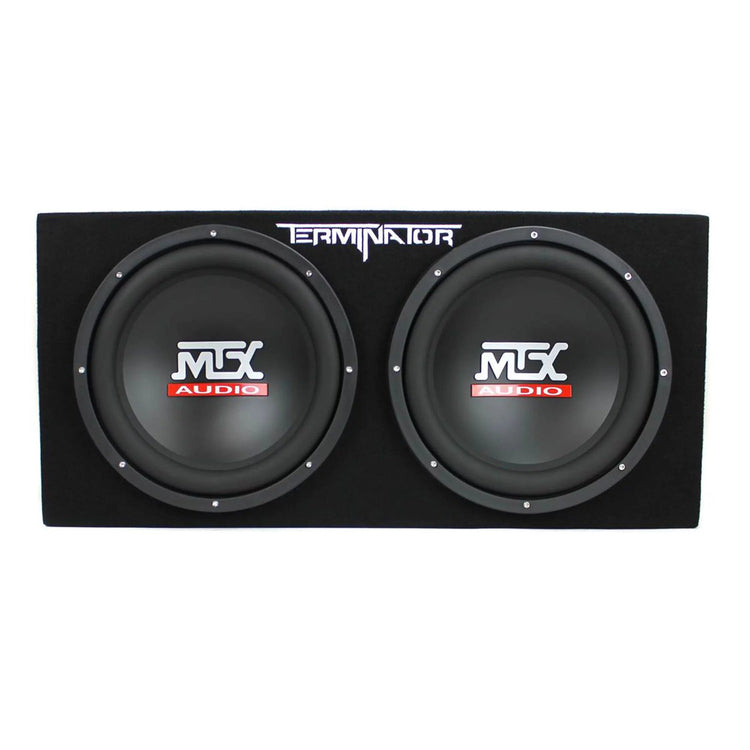 12'' 1200W Dual Car Subwoofer Package with Amplifier & Installation Kit