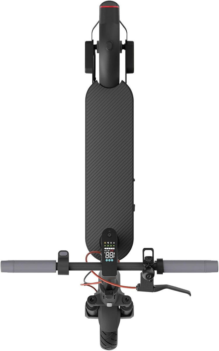 Xiaomi E-Scooter with German Road Legal (Max 20 Km/H, up to 70 Km Range & 25 Percent Incline, Pneumatic Tyres, Dual Brakes, Display, Aluminium Body