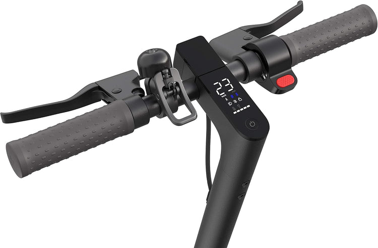 Xiaomi E-Scooter with German Road Legal (Max 20 Km/H, up to 70 Km Range & 25 Percent Incline, Pneumatic Tyres, Dual Brakes, Display, Aluminium Body