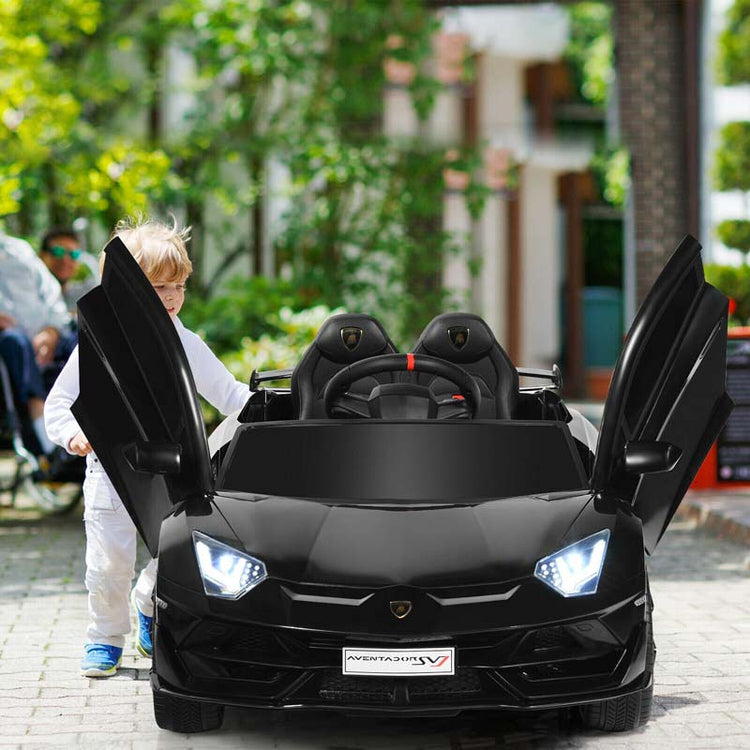 Licensed Lamborghini Svj Kids Ride-on Car, 12V Battery Powered Sports Car Toy with Trunk & Remote