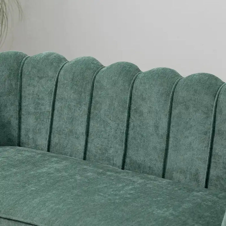 59W Mid-Century Modern Tufted Loveseat Upholstered Sofa