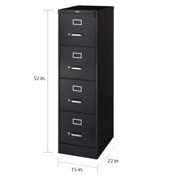 Hirsh Commercial 22D 4-Drawer Letter Vertical File Cabinet
