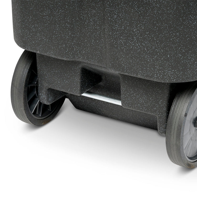 Toter 96 Gallon Trash Can with Smooth Wheels and Lid