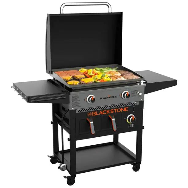 Sale Blackstone 2-Burner 28" Griddle with Electric Air Fryer and Hood