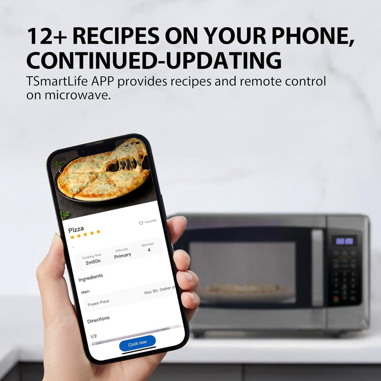 Toshiba 4-in-1 Ml-EC42P(SS) Countertop Microwave Oven, Smart Sensor, Convection, Air Fryer Combo, Mute Function, Position Memory 13.6" Turntable