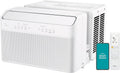 8,000 BTU U-Shaped Smart Inverter Air Conditioner - Cools up to 350 Sq. Ft., with Open Window Flexibility, Compatible with Alexa