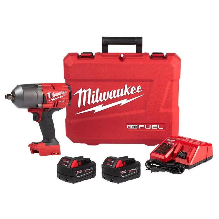 Milwaukee M18 Fuel High Torque 1/2 Impact Wrench with Friction Ring Kit 2767-22R
