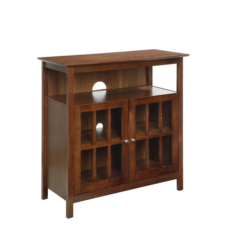 Convenience Concepts Big Sur Highboy 40 Inch TV Stand with Storage Cabinets
