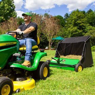 John Deere 42'' Tow-Behind Lawn Sweeper, 24 Cu. Ft.. Capacity, Adjustable Brushes
