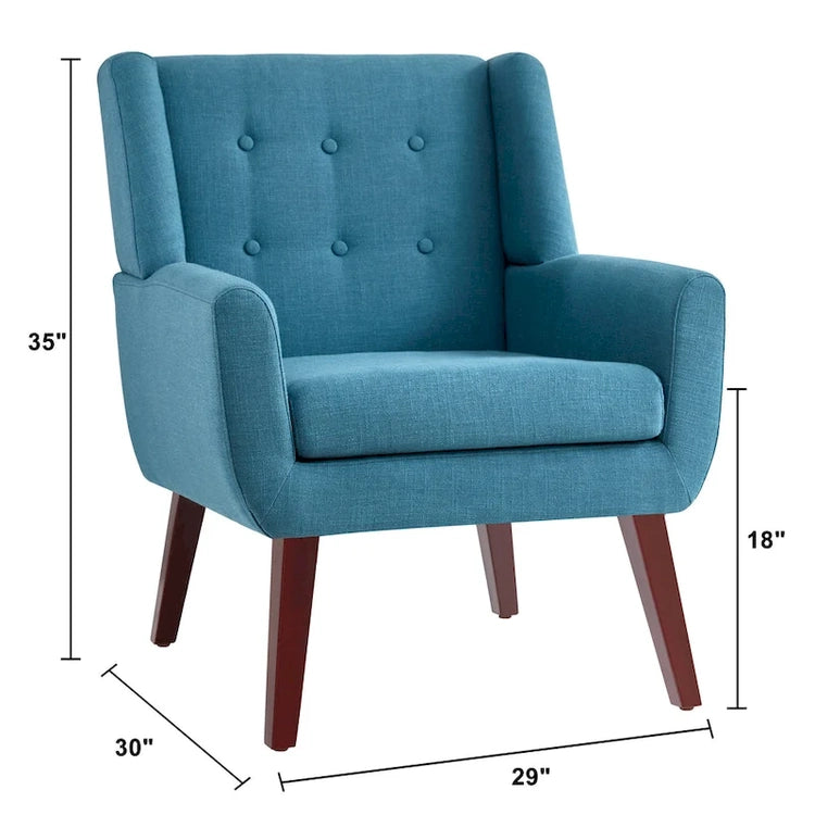Huimo Set of 2 Modern Tufted Accent Chair