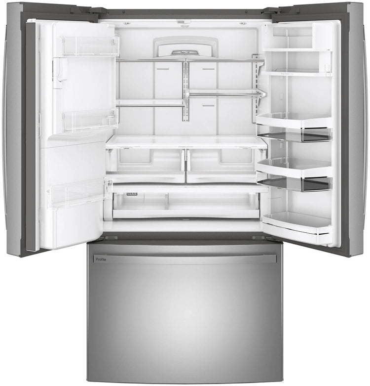 GE Profile Series Energy Star 27.7 Cu. Ft.. Fingerprint Resistant French-Door Refrigerator with Hands-Free Autofill
