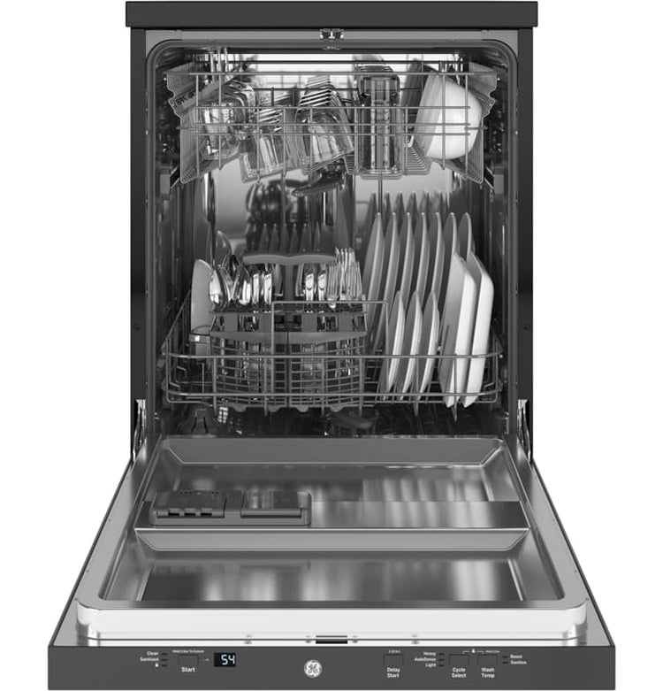 24 Stainless Steel Portable Dishwasher with Sanitize Cycle