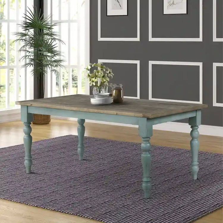 Roundhill Furniture Prato 5-Piece Dining Table Set with Cross Back Chairs