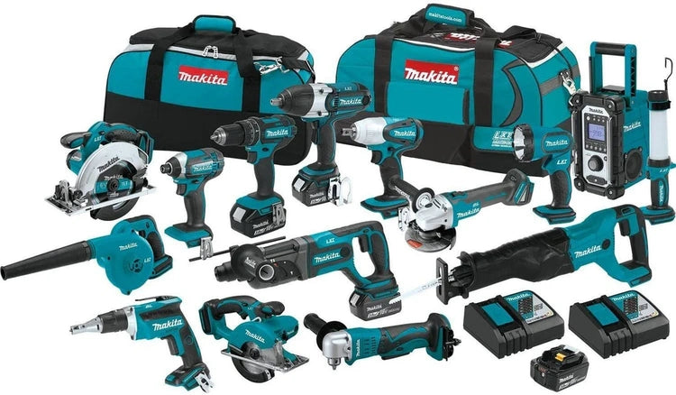 The Latest 15 Tool Combination Kit with Charger