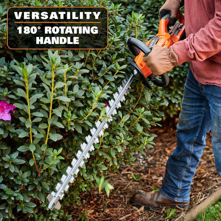 Ridgid 18V Brushless Cordless Battery 22 In. Hedge Trimmer with 2.0 Ah Battery and Charger R01401K
