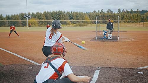 Jugs Mvp Combo Pitching Machine Adjustable up to 60 MPH, for Baseball & Softball, Ideal for Pitching-Machine Leagues
