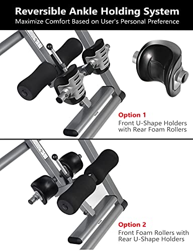 Health and Fitness ITX9600 Heavy Duty Inversion Table, Standard Ankle Holding System