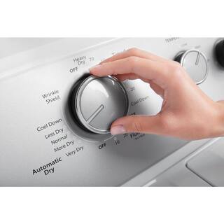 Whirlpool 7.0 Cu. Ft.. Electric Dryer, Autodrytm System, Wrinkle Shieldtm, White