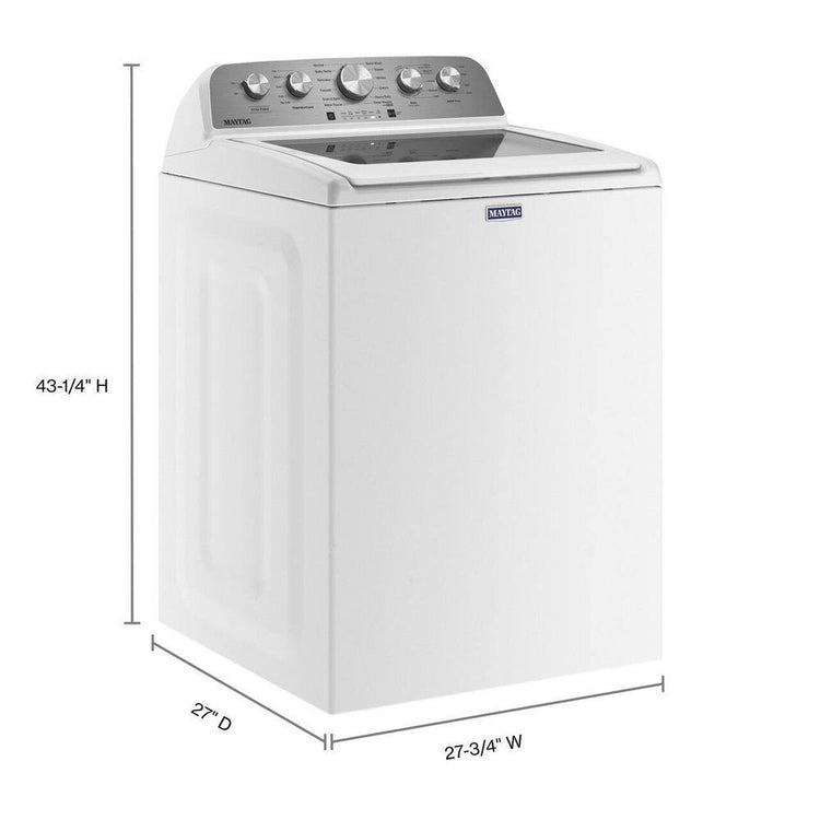 4.8 Cu. Ft.. Top Load Washer with Extra Power Boost, White - MVW5430MW