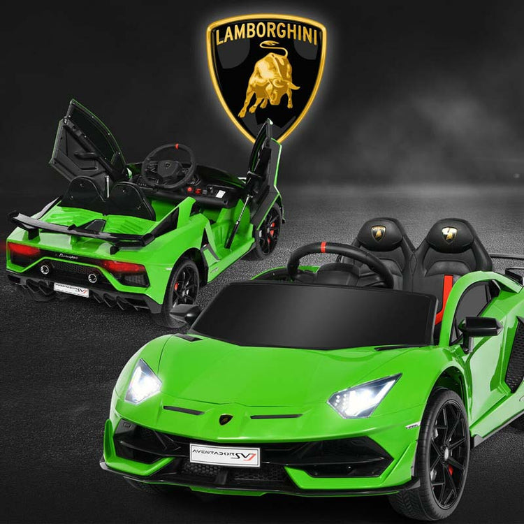 Licensed Lamborghini Svj Kids Ride-on Car, 12V Battery Powered Sports Car Toy with Trunk & Remote