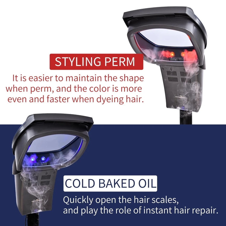 Hair Salon Professional O3 Ozone Micro Mist Steamer Accelerator Color Processor Hair Care