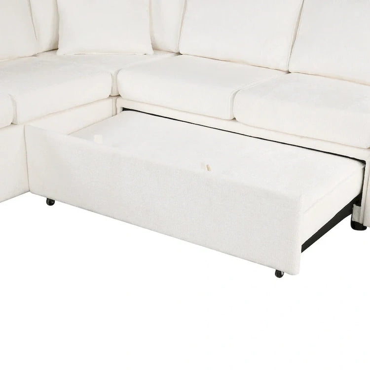 Sectional Sofa Pull-Out Sofa Bed Sleeper