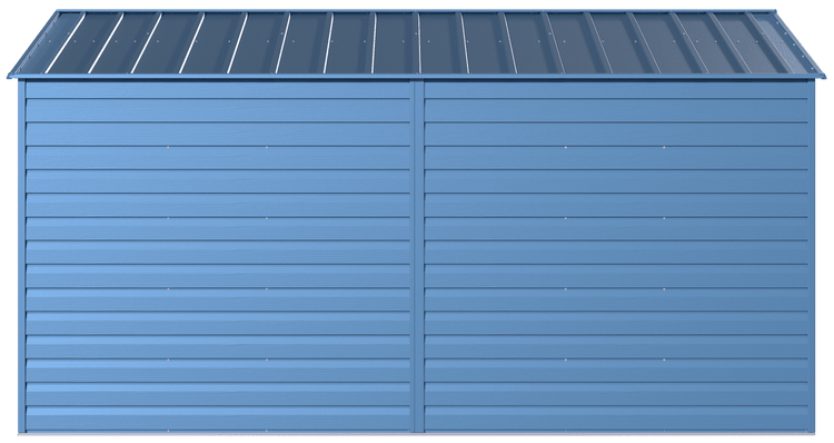 Select Steel Storage Shed, 10x14, Blue Grey