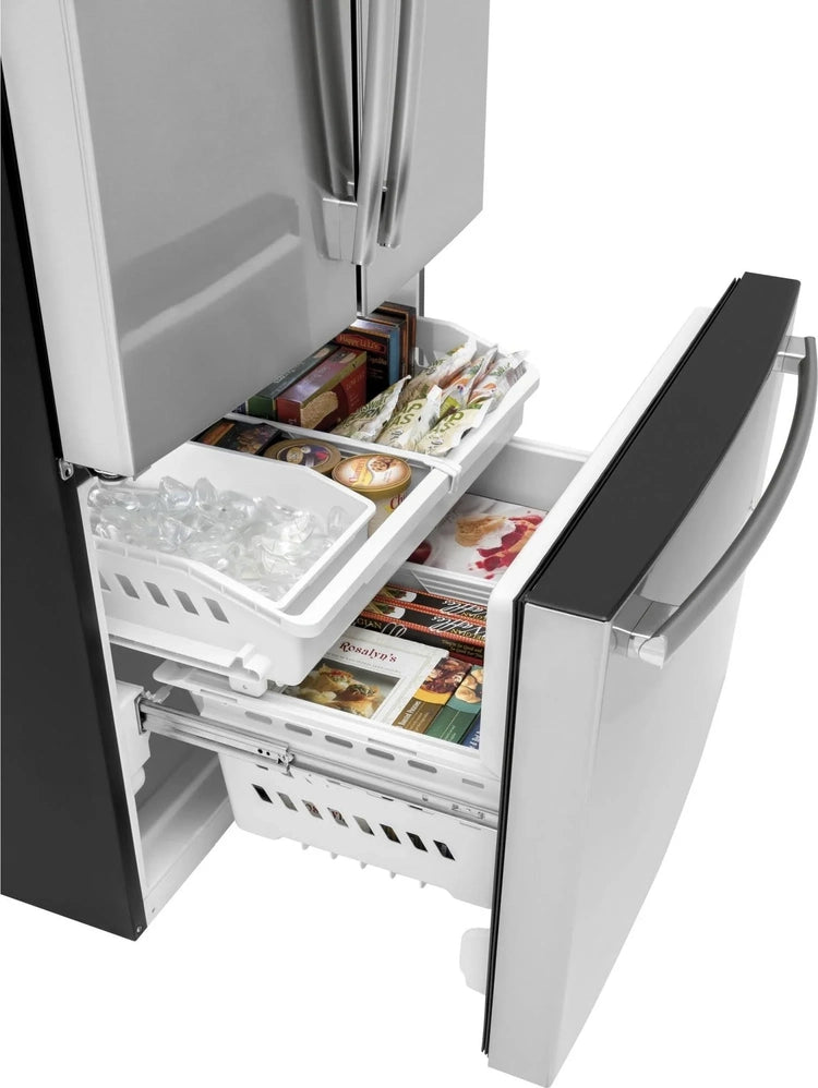 GE 27.0 Cu. Ft.. Fingerprint Resistant Stainless Steel French Door Refrigerator