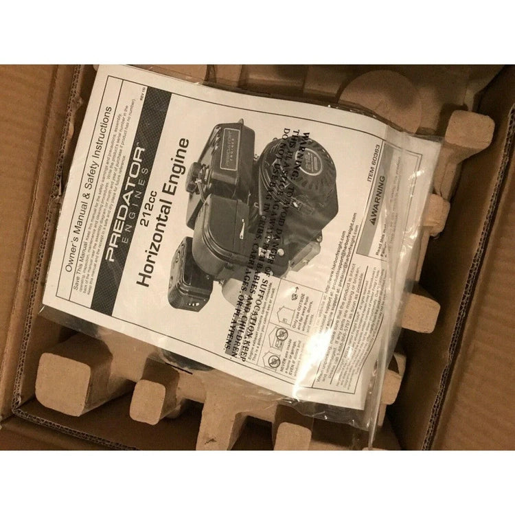 Predator Horizontal Shaft Engine - 6.5 HP, 212cc