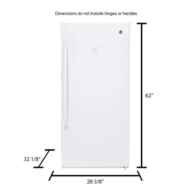 14.1 Cu. Ft.. White Frost-Free Upright Freezer FUF14DLRWW