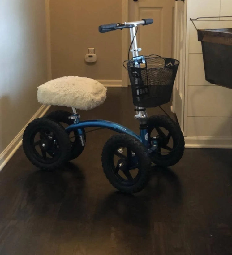New Kneerover Quad All Terrain Knee Walker in Metallic Blue