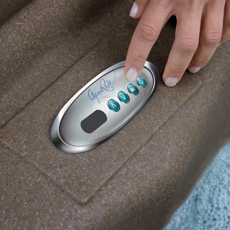 Aquarest Spas, Jet Square Plug and Play Hot Tub with Ozonator