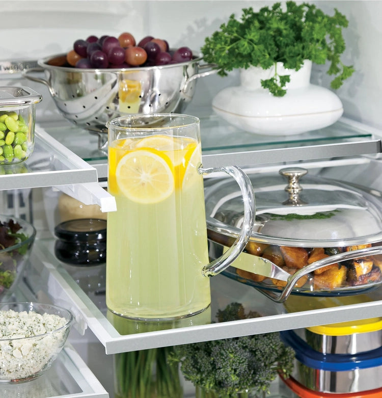 GE Profile Series Energy Star 27.7 Cu. Ft.. Fingerprint Resistant French-Door Refrigerator with Hands-Free Autofill