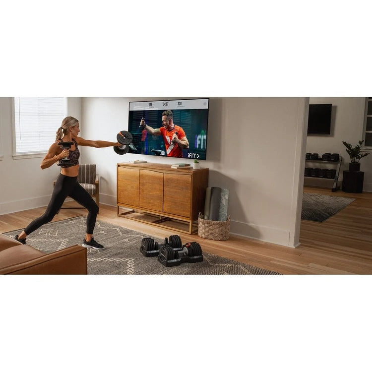 Nordictrack 55 Lb. Select-a-Weight Dumbbell Set