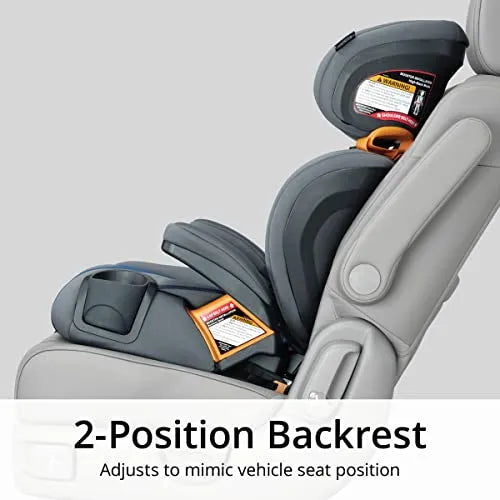 Chicco 2-in-1 Belt-Positioning Booster Car Seat, Backless and High Back Booster Seat, for Children Aged 4 Years and up and 40-100 Lbs