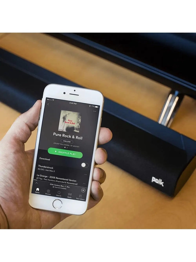 Polk Audio Signa S2 Low Profile TV Sound Bar, with 4K & HD Tvs, Wireless Subwoofer, Includes Hdmi & Optical Cables, Bluetooth Enabled, Black