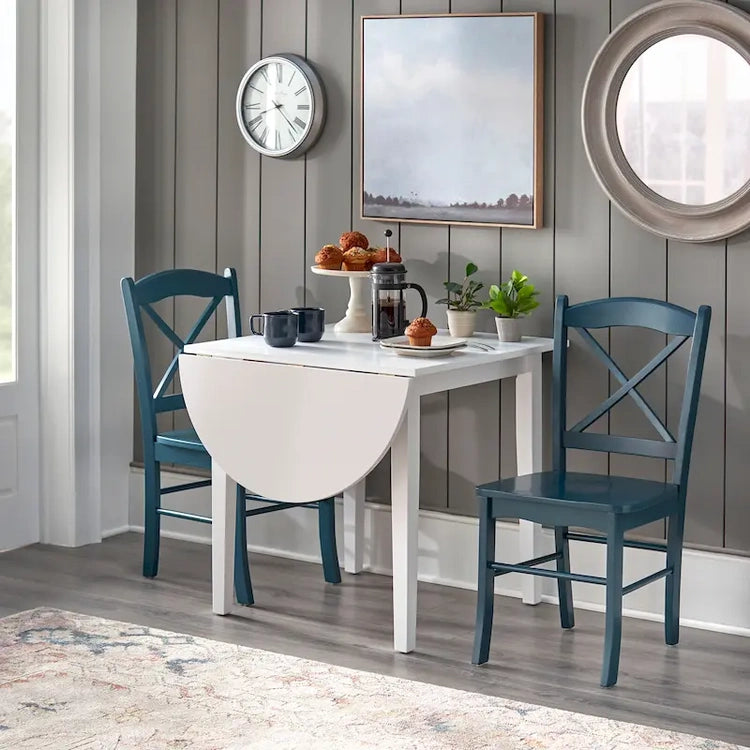 Simple Living Country Cottage Drop Leaf 3-Piece Dining Set
